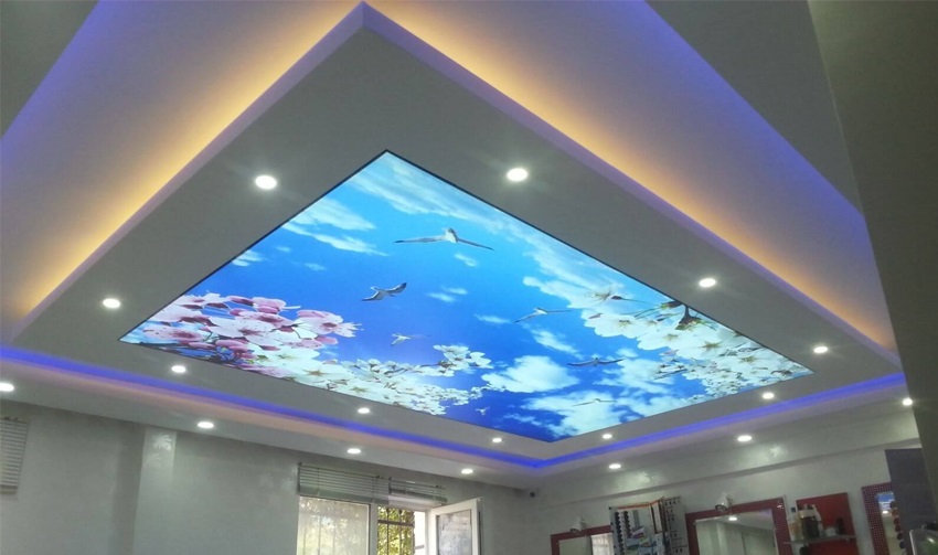 Küçükpark gergi tavan ustası – Gergi tavan örneği
